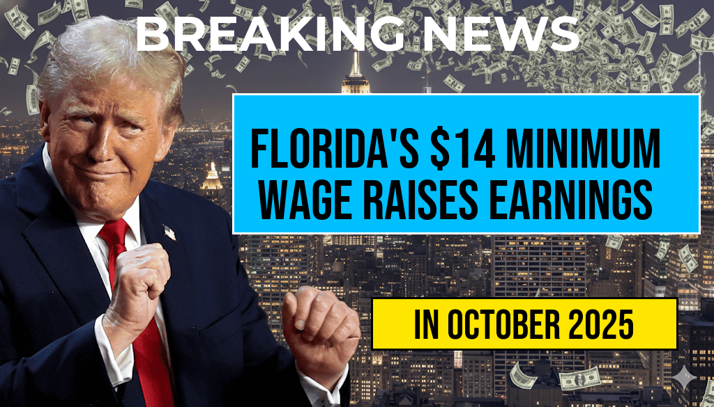 Florida’s New Minimum Wage at $14 an Hour Boosts Full-Time Workers’ Annual Earnings by $2,080