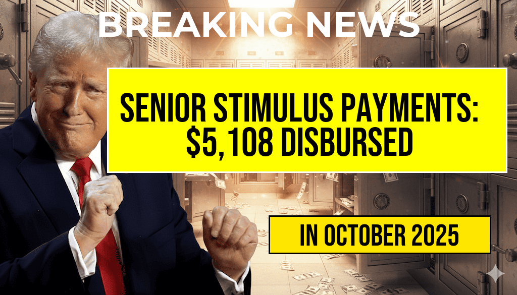 Stimulus Payments for Seniors: $5,108 Disbursed in Full October 2025 Payment Schedule
